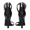 Jimmy Choo Black Leather Stiletto Heels Sandals Jimmy Choo