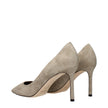 Jimmy Choo Gray Leather High Heel Pumps Jimmy Choo