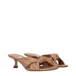 Jimmy Choo Beige Leather Flat Sandals Jimmy Choo
