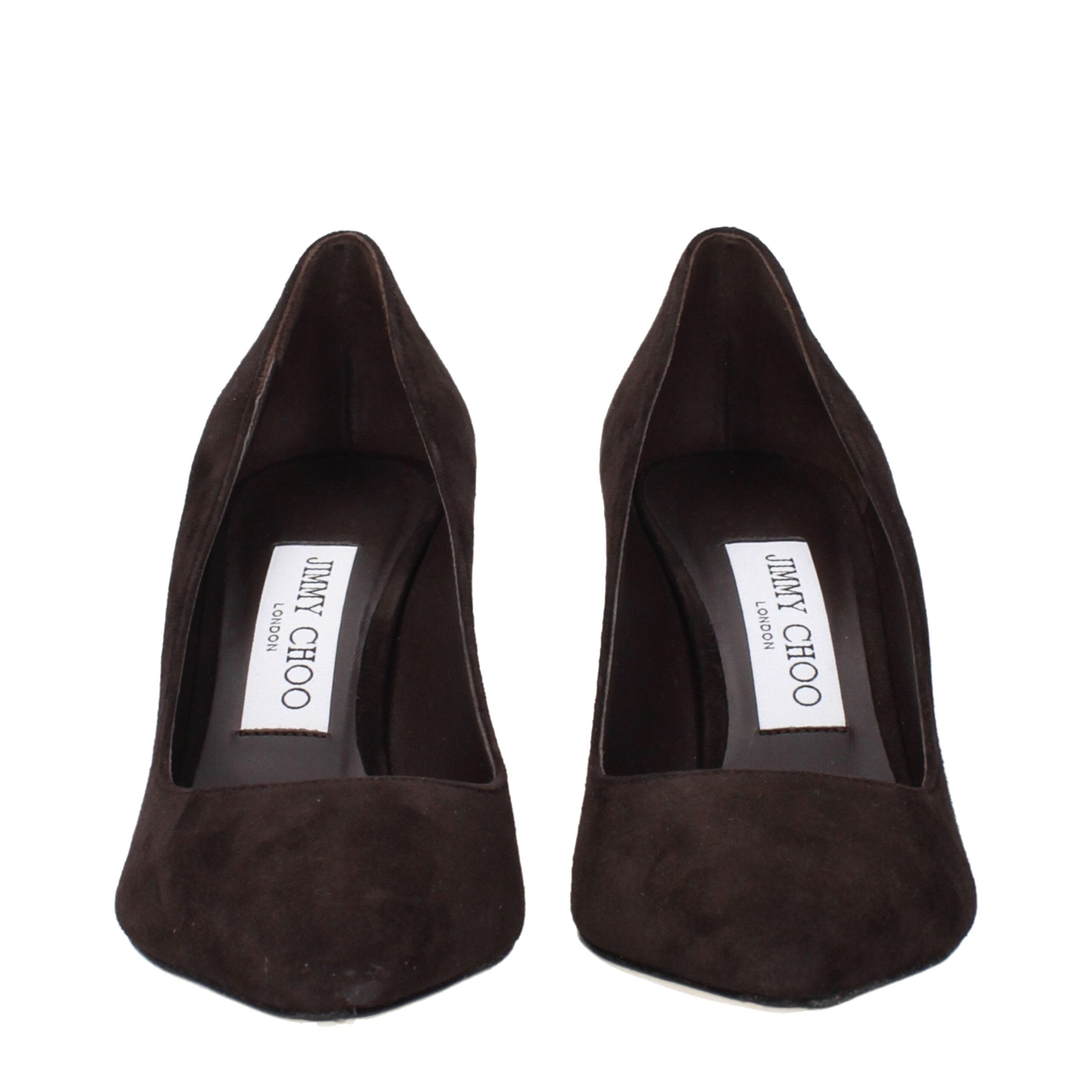 Jimmy Choo Brown Leather High Heel Pumps Jimmy Choo