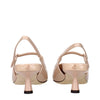 Jimmy Choo Pink Leather Mid Heel Pumps Jimmy Choo