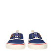 Valentino Garavani Blue Fabric Low Tops Valentino Garavani