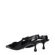 Jimmy Choo Black Leather Flat Sandals Jimmy Choo