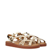 See By Chloé Gold Polyethylene Flat Sandals See By Chloé