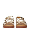 See By Chloé Gold Polyethylene Flat Sandals See By Chloé