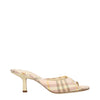 Burberry Pink Fabric Stiletto Heels Sandals Burberry