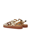 See By Chloé Gold Polyethylene Flat Sandals See By Chloé