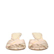Burberry Pink Fabric Stiletto Heels Sandals Burberry
