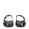 Prada Black Leather Flat Sandals Prada