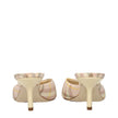 Burberry Pink Fabric Stiletto Heels Sandals Burberry