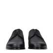 Prada Black Leather Oxfords And Derbies Prada