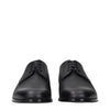 Prada Black Leather Oxfords And Derbies Prada