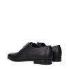 Prada Black Leather Oxfords And Derbies Prada