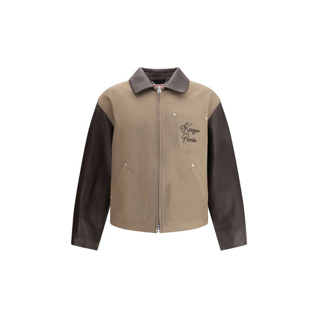 Kenzo Wool and leather college Jacket Kenzo