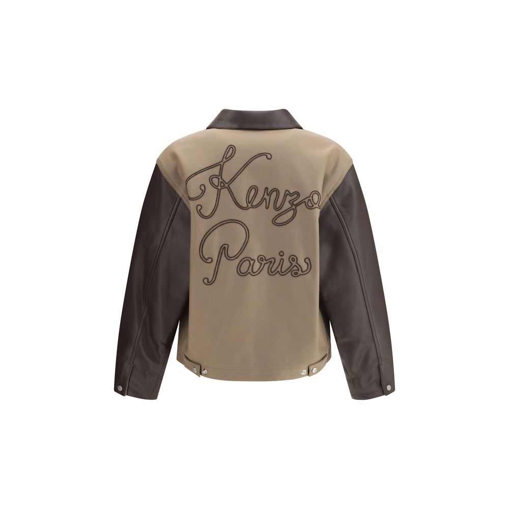 Kenzo Wool and leather college Jacket Kenzo