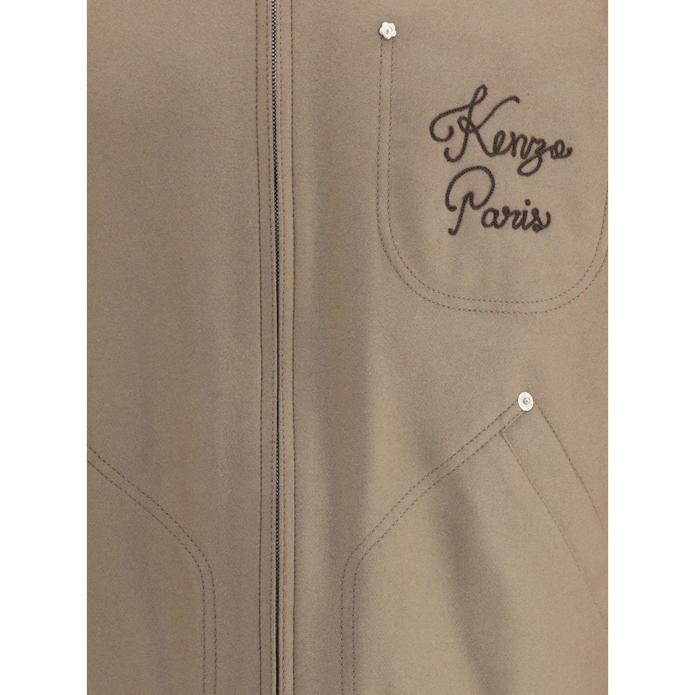 Kenzo Wool and leather college Jacket Kenzo