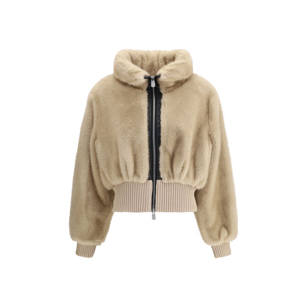 PINKO Faux fur bomber Jacket PINKO