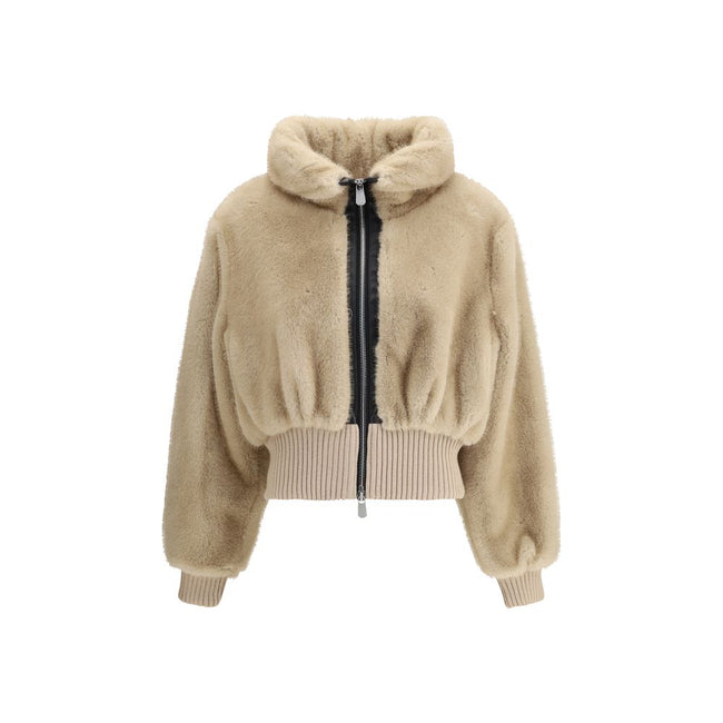 PINKO Faux fur bomber Jacket PINKO