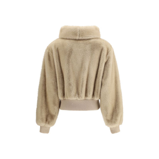 PINKO Faux fur bomber Jacket PINKO