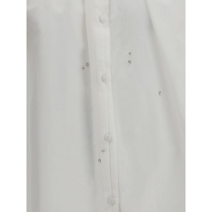 Forte_Forte White Cotton Blouse Forte_Forte