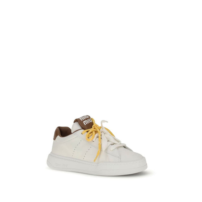 Miu Miu Double-Lace Sneakers Miu Miu