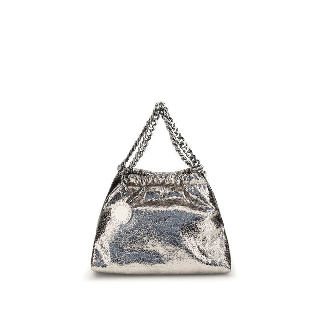 Stella McCartney Metallic crackle-effect Falabella Shoulder Bag Stella McCartney