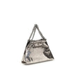 Stella McCartney Metallic crackle-effect Falabella Shoulder Bag Stella McCartney