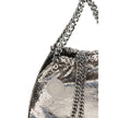 Stella McCartney Metallic crackle-effect Falabella Shoulder Bag Stella McCartney