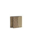 Fendi FF leather and canvas bifold Wallet Fendi