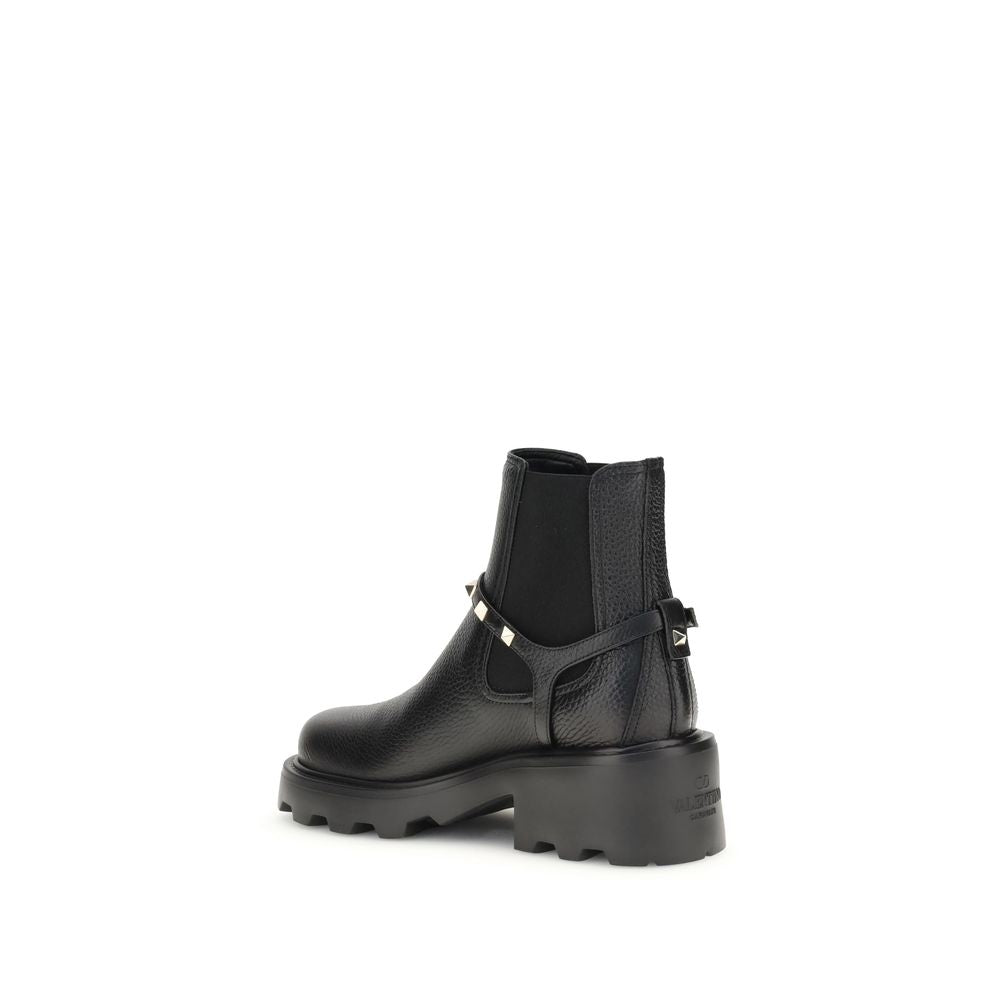 Valentino Garavani Leather Ankle Boots Valentino Garavani