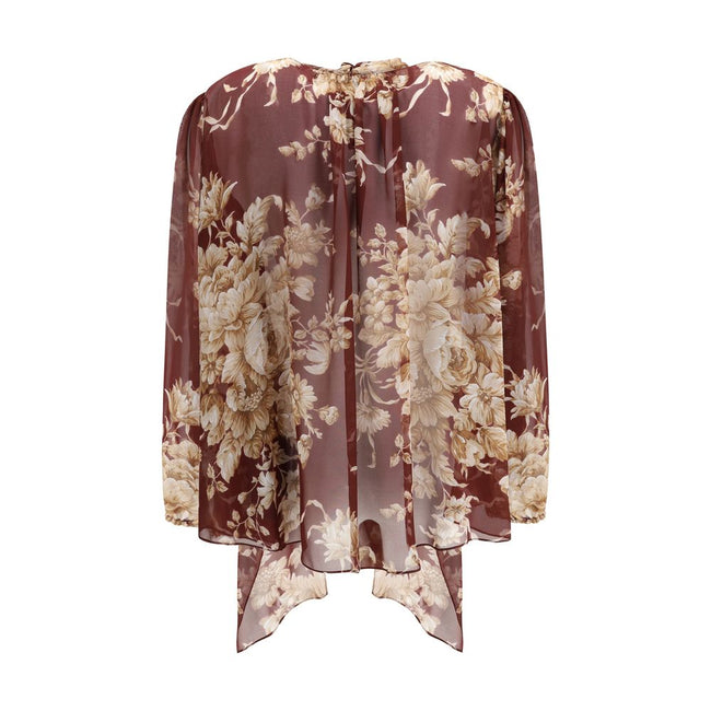 Dolce & Gabbana Silk chiffon floral Shirt Dolce & Gabbana