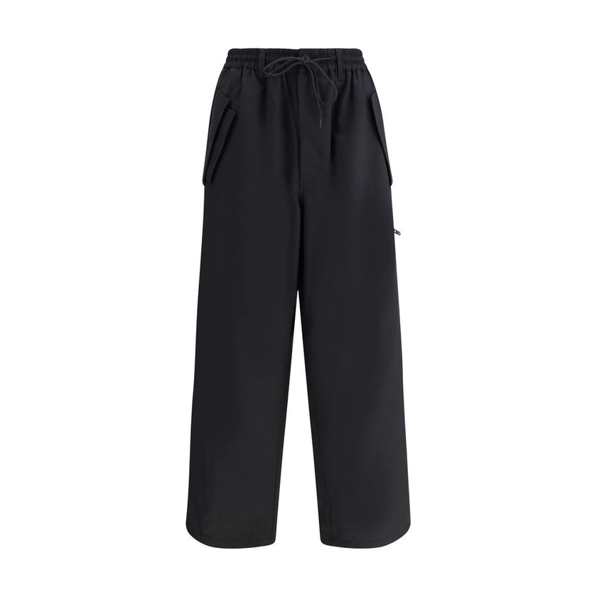 Y-3 Black Wool Casual Pants Y-3