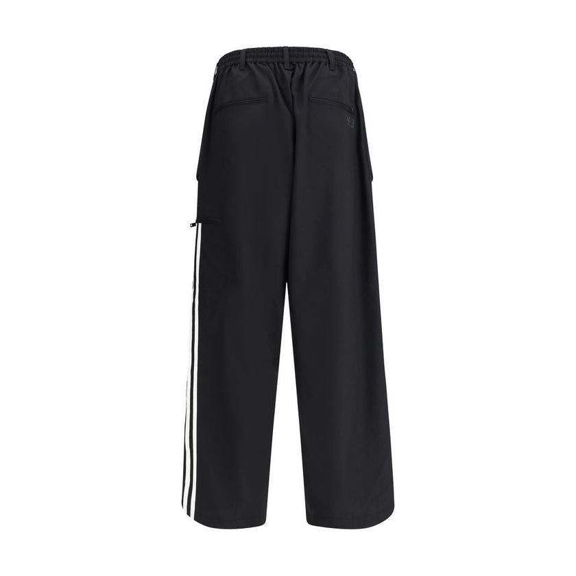 Y-3 Black Wool Casual Pants Y-3