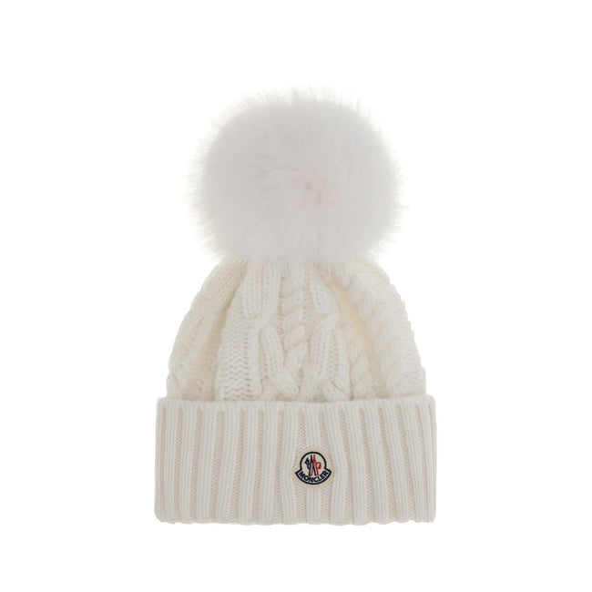 Moncler Cashmere blend Hat with pom-pon Moncler