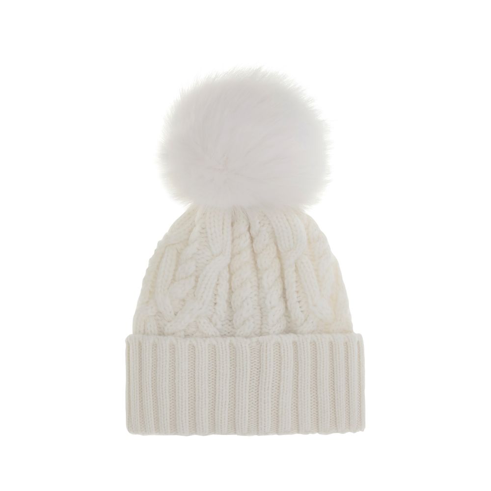 Moncler Cashmere blend Hat with pom-pon Moncler