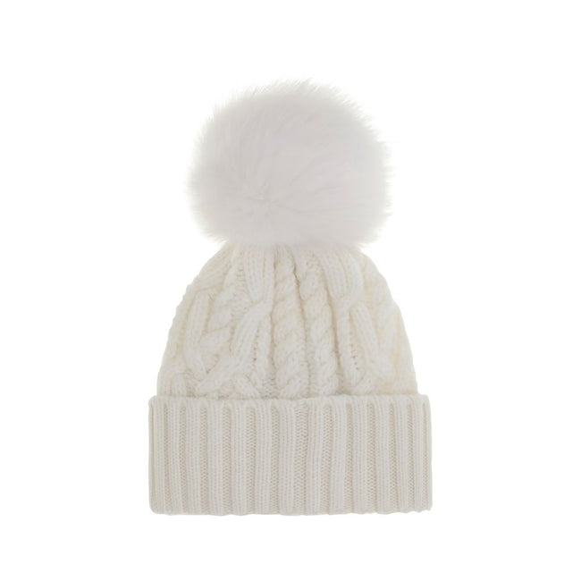 Moncler Cashmere blend Hat with pom-pon Moncler