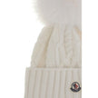 Moncler Cashmere blend Hat with pom-pon Moncler