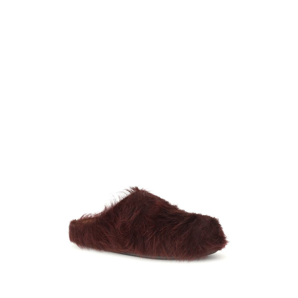 Marni Long-haired calfskin Fussbett Mules Marni