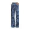 Etro Flower and bee print flare Jeans Etro