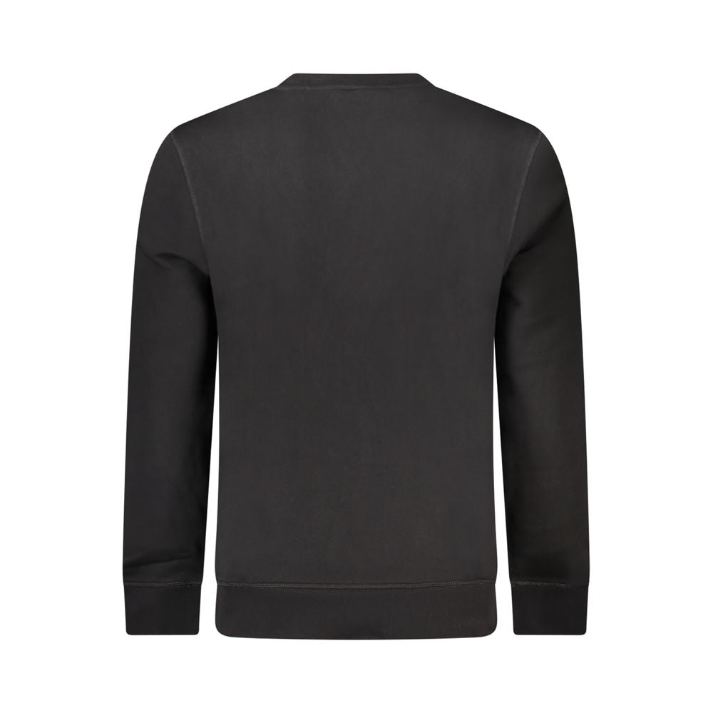 Hugo Boss Black Cotton Men Sweater Hugo Boss