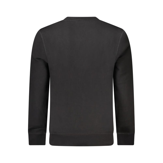 Hugo Boss Black Cotton Men Sweater Hugo Boss