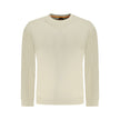 Hugo Boss Beige Cotton Men Sweater Hugo Boss