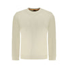 Hugo Boss Beige Cotton Men Sweater Hugo Boss