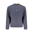 Hugo Boss Blue Cotton Men Sweater Hugo Boss