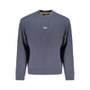 Hugo Boss Blue Cotton Men Sweater Hugo Boss