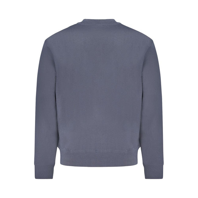 Hugo Boss Blue Cotton Men Sweater Hugo Boss