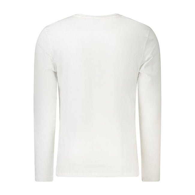 Hugo Boss White Cotton Men T-Shirt Hugo Boss