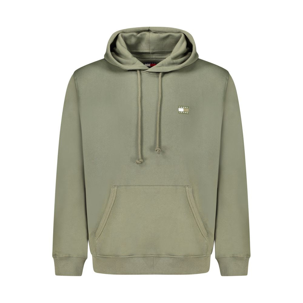 Tommy Hilfiger Green Cotton Men Sweater Tommy Hilfiger