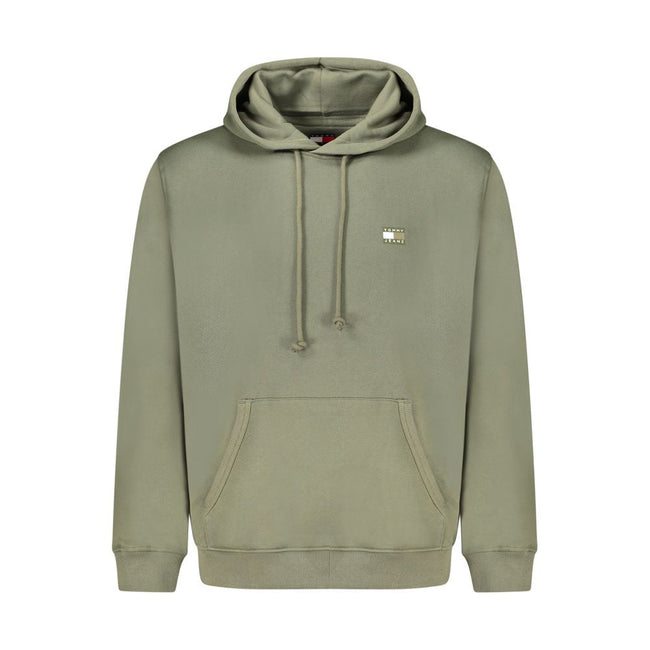 Tommy Hilfiger Green Cotton Men Sweater Tommy Hilfiger