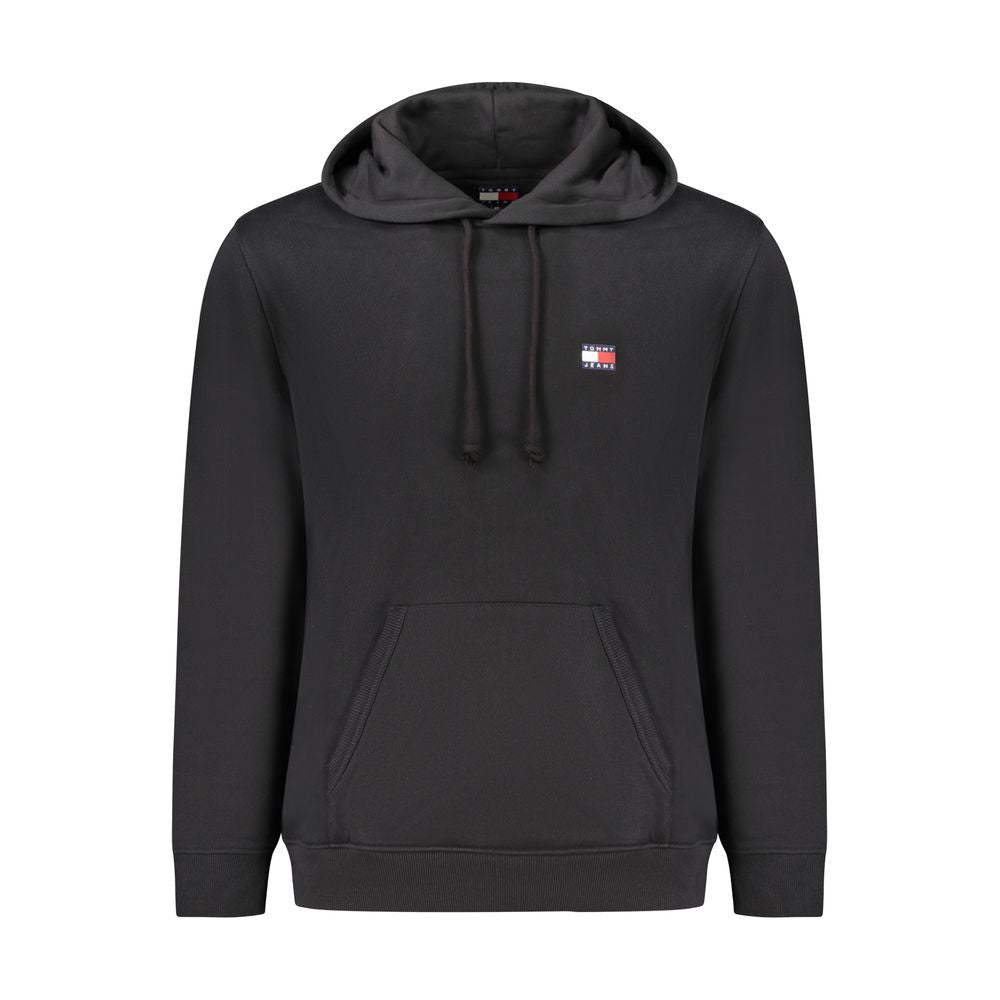 Tommy Hilfiger Black Cotton Men Sweater Tommy Hilfiger